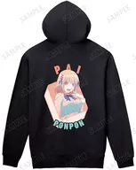 Kato Pai Back Print Zipper Hoodie Black Men M Size "Pon-no-Michi"