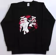 Yule & Asa Sweat Black L Size "Yomi no Tsugai" Official X Start Commemorative Winner