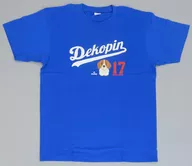 大谷翔平#17(ロサンゼルス・ドジャース) Dekopin Logo Tシャツ ロイヤルブルー XLサイズ 日本限定