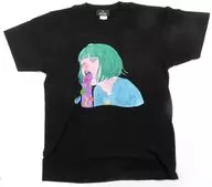 PEDRO(アユニ・D) この世はヘドが出るほど不条理で溢れているTシャツ ブラック Mサイズ 「PEDRO TOUR 2023 FINAL『洗心』/『赴くままに、胃の向くままに』」