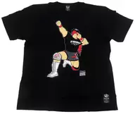 Tetsuya Naito x Geronimo T-Shirt Black L Size "KINNIKUMAN x New Japan Pro Wrestling"