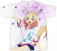 ナリタトップロード フルグラフィックTシャツ-Relax time- ホワイト Lサイズ 「劇場版 ウマ娘 プリティーダービー 新時代の扉 NAMCO Promotion～Relax time～ キャラポップストア」
