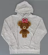 Pudding Hoodie Gray L Size "UniBEARsity (Unibare City)" Disney Store Limited