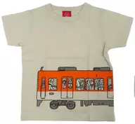 レッツ甲子園 Tシャツ ホワイト 8A(110-120cm) 「阪神電気鉄道 阪神電車×OJICO」