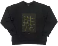 壁のスウェット ブラック Lサイズ 「進撃の巨人×MAYLA」