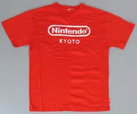 Nintendo Kyoto logo T-shirt red M size Limited to Nintendo Kyoto