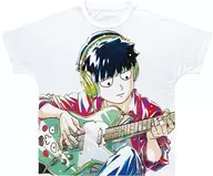 Shigeo Kageyama (performance ver.), Ani-Art Full Graphic T-Shirt white unisex M size "Mob Psycho 100 III", drawn by Ani-Art Full Graphic T-Shirt