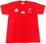 RWC JAPAN TEAM TEE(T恤)红色S尺寸