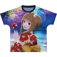 Holoo "Summer Festival" visual full graphic T-shirt Unisex M size "Spice and Wolf MERCHANT MEETS THE WISE WOLF"