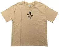 Rabbit T-Shirt, Beige L Size "Little Cute Little ×Honeys (Honeyz)"