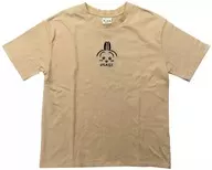 Rabbit T-shirt beige LL size "Little Kawaga is Small and Cute ×Honeys (Honeyz)"