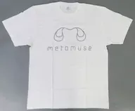 METAMUSE T-Shirt White XL Size 2022 Summer Goods