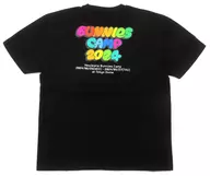 NewJeans×MURAKAMI T-shirt negro tamaño M "NewJeans Fan Meeting" Bunnies Camp 2024 Tokyo Dome "