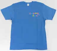 Erika Ikuta Summer Fun T-Shirts, Sax Blue L Size "Erika Ikuta 2022 Summer Fun" OFFICIAL SITE members only