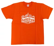 Logo T-Shirt Orange Free Size "Virtual YouTuber Hololive hololive CITY' 24 in Yomiuri Land"