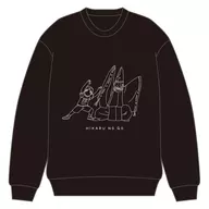Hikaru & Sai Sweat Black M Size "Hikaru no Go"