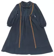 "Maison de FLEUR Petite Robe canone 2020 Winter Music" ONE PIECE Navy M size with Sayaka Kanda design fashion ribbon.