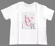 IVE T-shirt white S size "IVE THE 1 st World Tour" SHOW WHAT I HAVE "IN JAPAN TOKYO DOME PERFORMANCE"