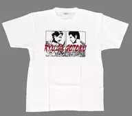 Eternal Enemy T-Shirt White LL Size "Sega Lucky KUJI ONLINE YAKUZA CONGRATULATIONS TO YOU GUYS! The Birthday of Goro Majima" D-1 Prize