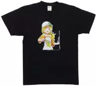Mami TOMOE Painted T-Shirts Playing with Paint ver. Black L Size "PUELLA MAGI MADOKA MAGICA Theatre [New Edition] Rebellion in Animega × Sofmap Fair"
