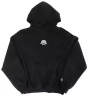SHOOKY(シュガ) GRAPHIC HOODED-T(パーカー) ブラック Mサイズ 「BT21×FRAGMENT」
