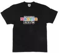 Logo Official Full Color T-Shirt Black XL Size "THE IDOLM@STER M @ STER EXPO"