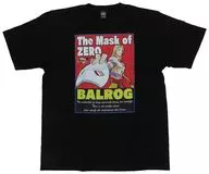 Balrog T-Shirt Black XL Size "STREET FIGHTER ALPHA 3" BACKDROP GAMEMONSTER Goods