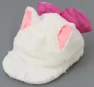 Marie Fan Cap (com tampa, orelha, fita) "Fashion Cat" tóquio Disney Resort limitado