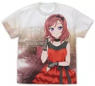 Nishi Kino Mahime Party Dress 2024 ver. full graphic T-shirt full color XL size "Love Live!"