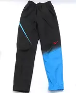 Model Training Cross Pants (Limited Model) Black x Blue L Size "Theater Version Free! -the Final Stroke - ×MIZUNO"