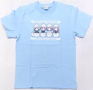 夕陽リリ Tシャツ ライトブルー フリーサイズ 「バーチャルYouTuber にじさんじ 夕陽リリ オリジナルグッズ」