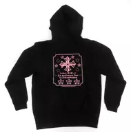X. I. P. Zip-Up Hoodie Black Free Size "Tokimeki Restaurant ☆ ☆ ☆ 3 Majesty × X. I. P. LIVE -5th Anniversary Tour - in Sanrio Puroland"