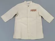 クルタ風スタンドカラーシャツ ベージュ Mサイズ 「映画 RRR(アールアールアール)×GAMES GLORIOUS POPUP STORE Vol.2 in SEEKBASE」