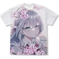 Alisa Mijailovna Kujo Full graphic T-Shirt white XL size "A veces el vecino de al lado, Arya, habla en Shea"