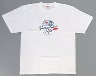 安田顕＆シナモン Tシャツ オフホワイト Lサイズ 「ゆるドキ☆カフェ」