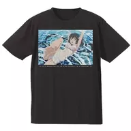 ヘスティア Tシャツ ブラック Lサイズ 「ダンジョンに出会いを求めるのは間違っているだろうかV」