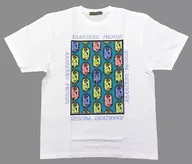 Ken Matsudaira (Tokugawa Yoshimune) / Square T-Shirt, White XL Size "Abarenbo Shogun Popup Shop"