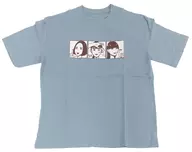 Perfume P. T. A. LSG24 T-shirt blue gray M size "official fan club P. T. A. / WORLD P. T. A." member limited goods