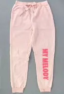 My Melody Long Pants Pink L Size "Sanrio Character Connector x Don Quijote"