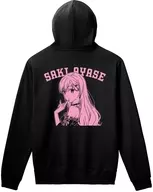 綾瀬沙季 バックプリントパーカーブラック メンズ Mサイズ 「義妹生活」
