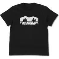 Lynn & Ayano Touring T-Shirt Black M Size "Laid-Back Camp SEASON3"