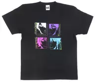 Live Bar Face T-Shirt Black Free Size "Virtual YouTuber Ni Jisanji ROF-MAO 3rd Anniversary"