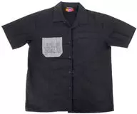 THE BEAST SHORT SLEEVE WORK SHIRT(ワークシャツ) ブラック Lサイズ 「エヴァンゲリオン RADIO EVA」