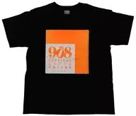 KREVA 908 T-Shirt Black L Size "908 FESTIVAL ONLINE 2020"