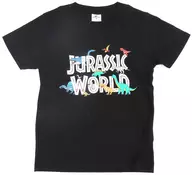 ロゴ＆恐竜 Tシャツ ブラック キッズ150サイズ 「ジュラシック・ワールド」 ユニバーサル・スタジオ・ジャパン限定