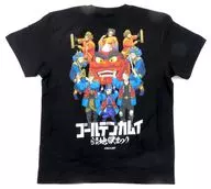 Gathered T-Shirt Black M Size "GOLDEN KAMUY x Noboribetsu Jigoku Festival' 24"