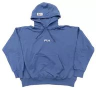 ロゴ FILA×MANO and TORU Hoodie(フーディ) ブルー Lサイズ 「アイドルマスター シャイニーカラーズ×FILA」