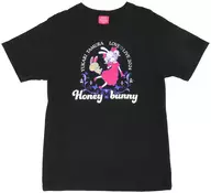 田村ゆかり Tシャツ ブラック(ピンク) Lサイズ 「田村ゆかり LOVE LIVE 2024 *Honey bunny*」 第3弾グッズ