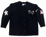 Kirby Oversize Cardigan negro tamaño L "Kirby's Dream Land ×GU"