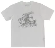 Warrior of Light (Final Fantasy XIV) UT Graphic T-Shirt (Half Sleeve) white M size "Final Fantasy x UNIQLO"